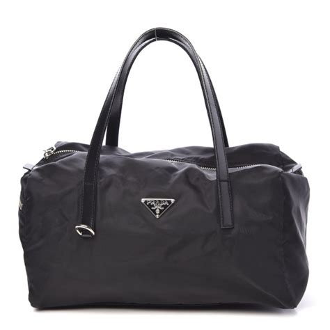 prada tessuto nylon cervo lux bowler black